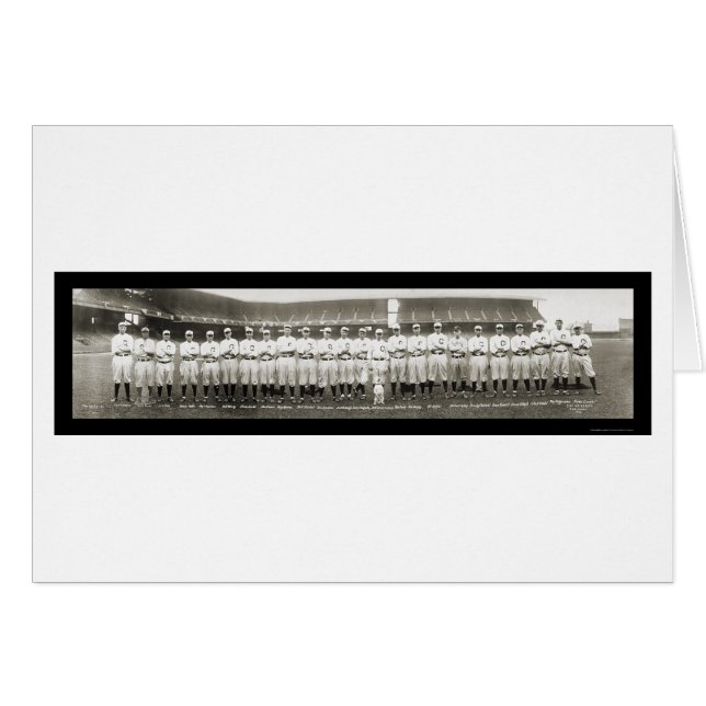 Cleveland Indians Ohio Photo 1916 (Devant horizontal)