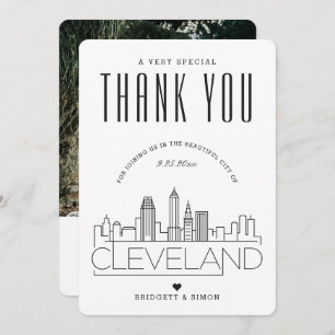 Cleveland Mariage   Merci + Carte photo