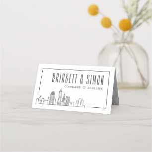 Cleveland Mariage   Placer les cartes de nom de ta
