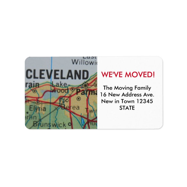 Cleveland Nous avons déplacé le étiquette (Devant)