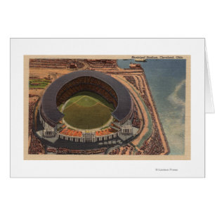 Cleveland, OH - antenne de base-ball municipal