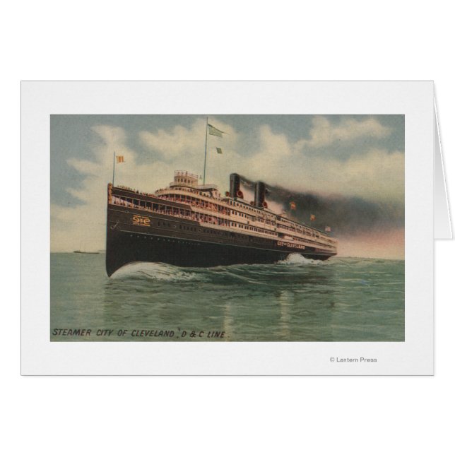 Cleveland, OH - Steamer City de Cleveland (Devant horizontal)