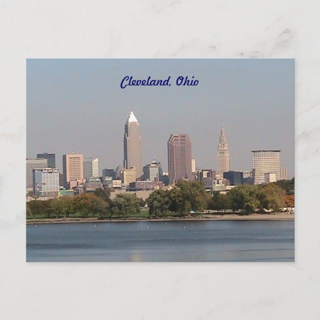 Cleveland Ohio, carte postale Lakefront (Devant)