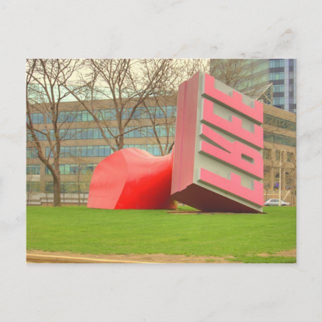 Cleveland Ohio Carte Postale Timbre Gratuit (Devant)