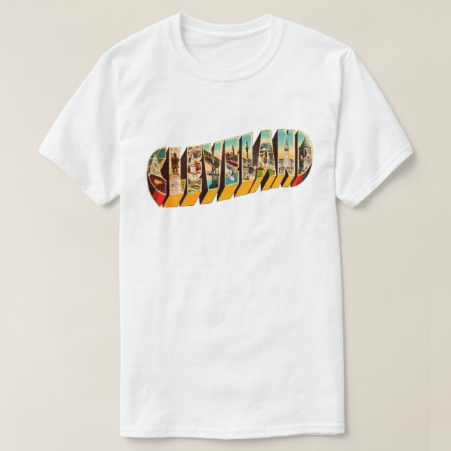 Cleveland Retro T-Shirt (Design devant)