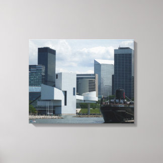 CLEVELAND ROCK ET ROLL HALL toile