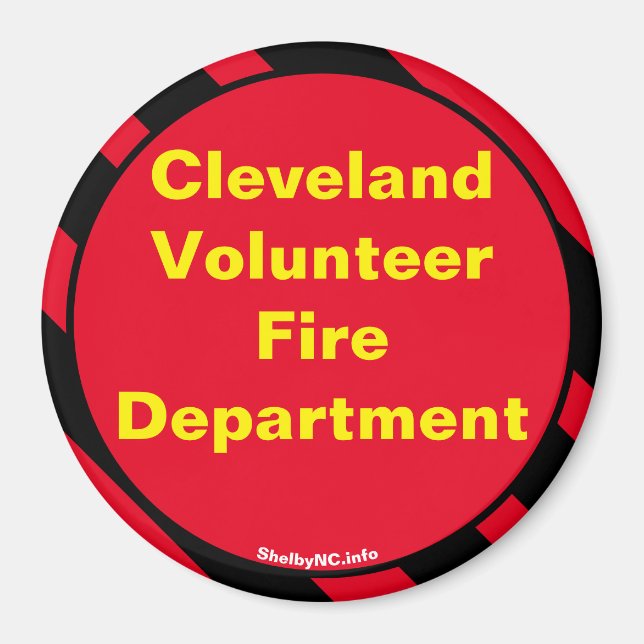 Cleveland Volunteer Fire Department Magnet (Devant)