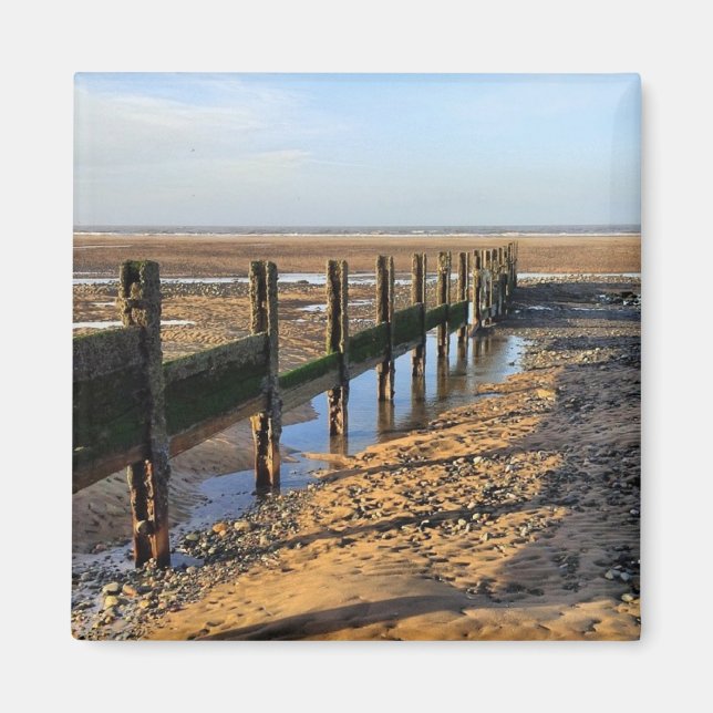 Cleveleys Beach Magnet (Devant)