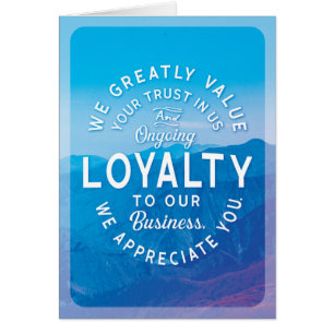 Client Business Merci pour votre fidélité et votre