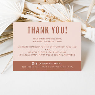 CLIENT MERCI moderne argile de terre rose pâle