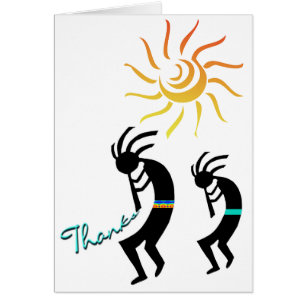 Cliff Dwellers, Kokopelli, Danseurs amérindiens