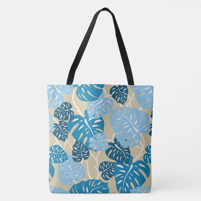 Cliff Hanger Hawaii Monstera Leaf Beach sac (Devant)
