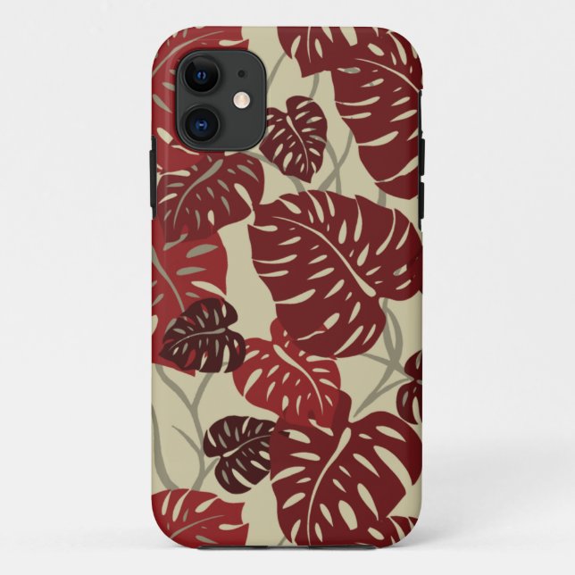 Cliff Hanger Hawaiian Leaf iPhone 5 Coque (Dos)