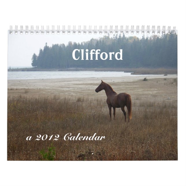 Clifford le calendrier du cheval 2012 de Morgan (Protection)