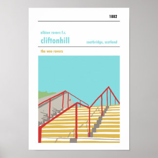 Cliftonhill, Coatbridge. Impression de style manue