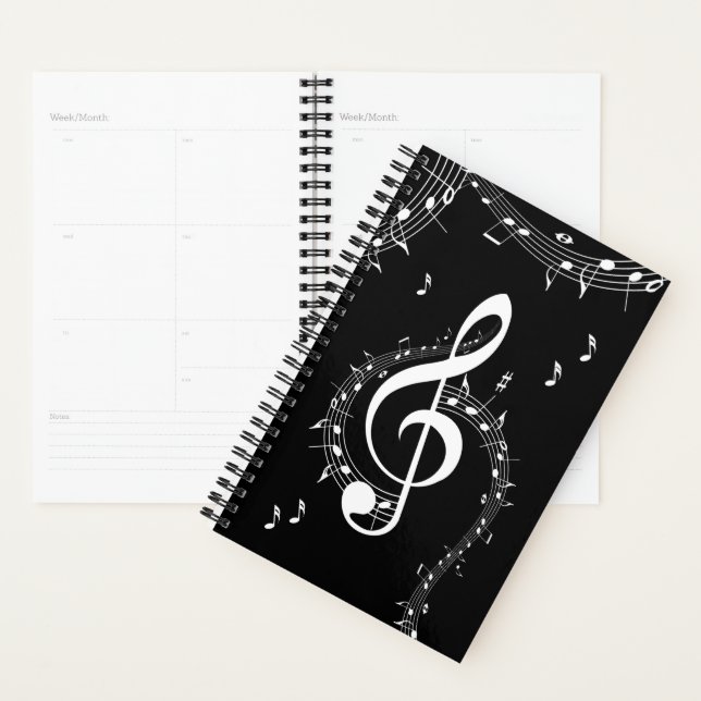 Climacic G Clef Music Black (Devant avec enveloppe)