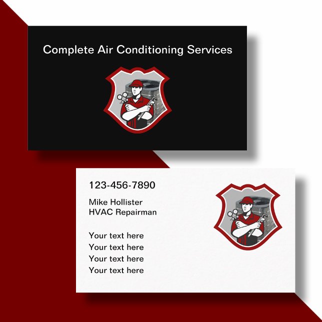 Climatisation Carte de visite HVAC (Créateur téléchargé)