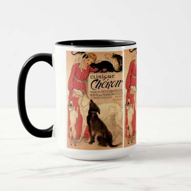 Clinique Chéron Vintage de Steinlen - Mug (Gauche)