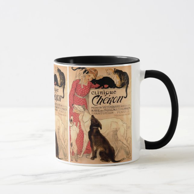 Clinique Chéron Vintage de Steinlen - Mug (Droite)