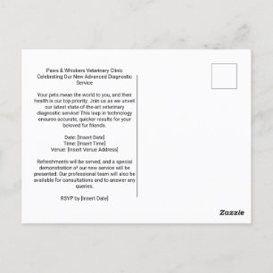 Clinique vétérinaire Invitation de chat de chien à