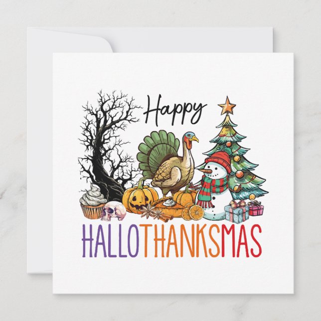 Clipart Bonne Hallothanksmas (Devant)