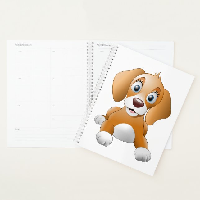 Clipart Brown de chien (Devant avec enveloppe)