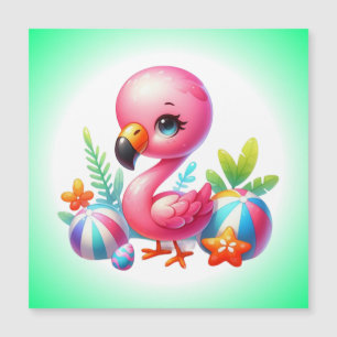 Clipart de dessin Flamant rose aquarelle
