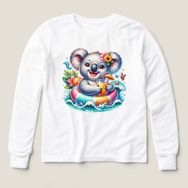 Clipart de sublimation de koala d'été (Motif recto)