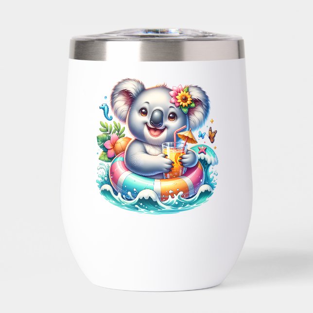 Clipart de sublimation de koala d'été-97702 (Avant)