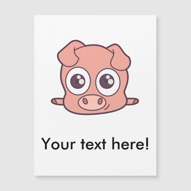 Clipart mignon de porc (Devant)