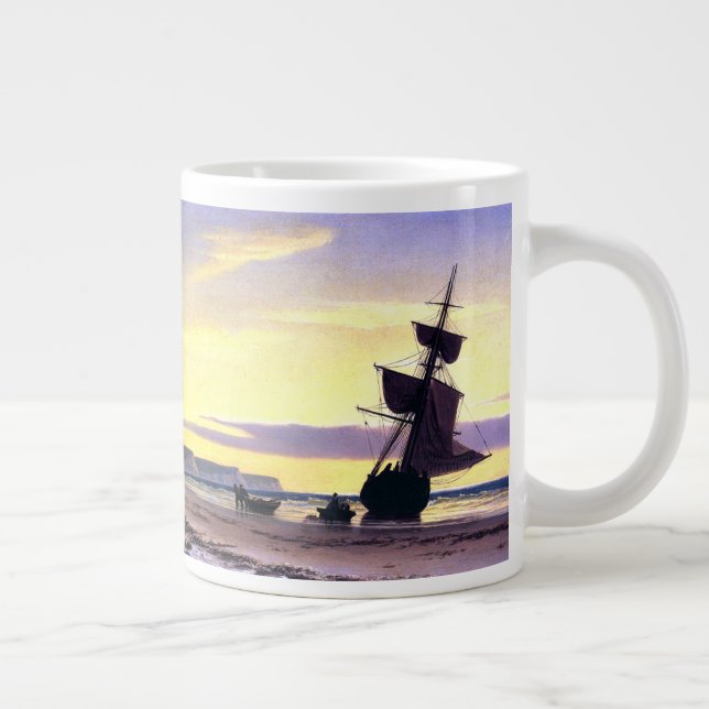 Clipper Ship Sunset Light Bradford Marine Art Mug (Droite)