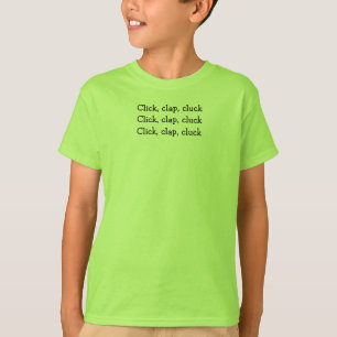 Cliquez, Clap Kids Tongue Twister T's T-Shirt
