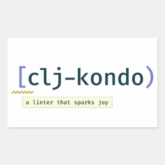 Clj-kondo autocollant
