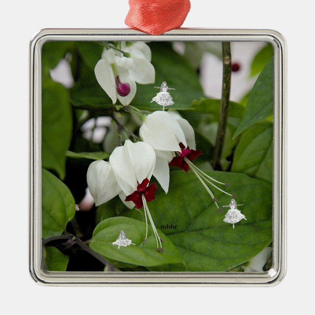 Cloches Blanches Ombre Fairy Métal Ornement (Devant)