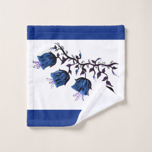 Cloches Canterbury Bleues sur Vine Fleurs Laver