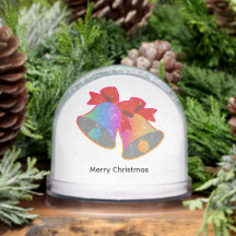 Cloches de Noël Joyeuses Arc-en-ciel