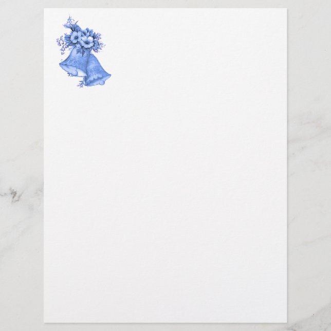 Cloches Mariages bleues (Devant)