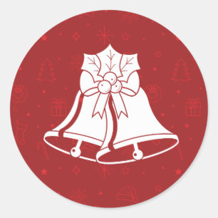 CLOCHETTES D'ARGENT / Autocollants de Noël