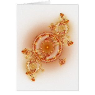 Clockwork I - Carte d'art fractale