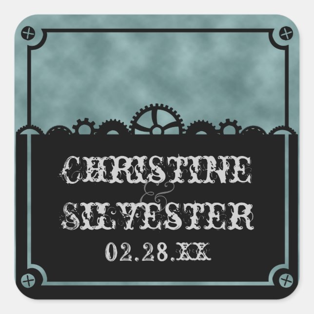 Clockwork Silhouette, autocollants souvenirs (Devant)
