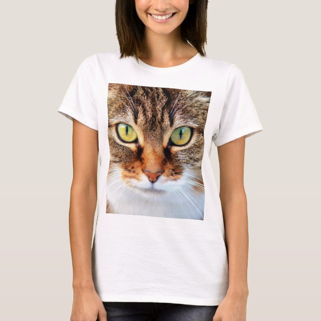 CLOSEUP Big CAT VISAGE T-shirts & sweatshirts (Devant)