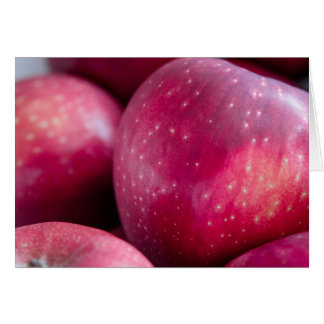 Closeup de la carte Rouge Pommes