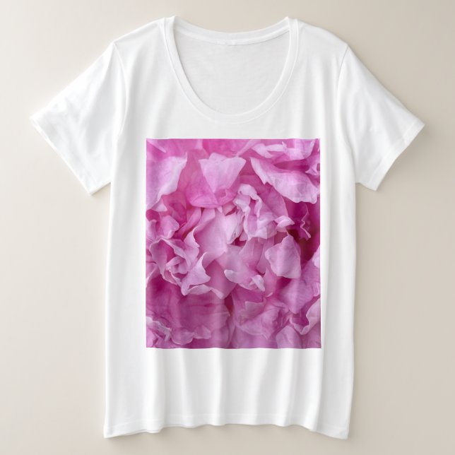 Closeup de pivoines roses (Design devant)