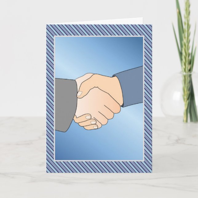 Clôture de la carte de voeux pour les affaires (Devant)