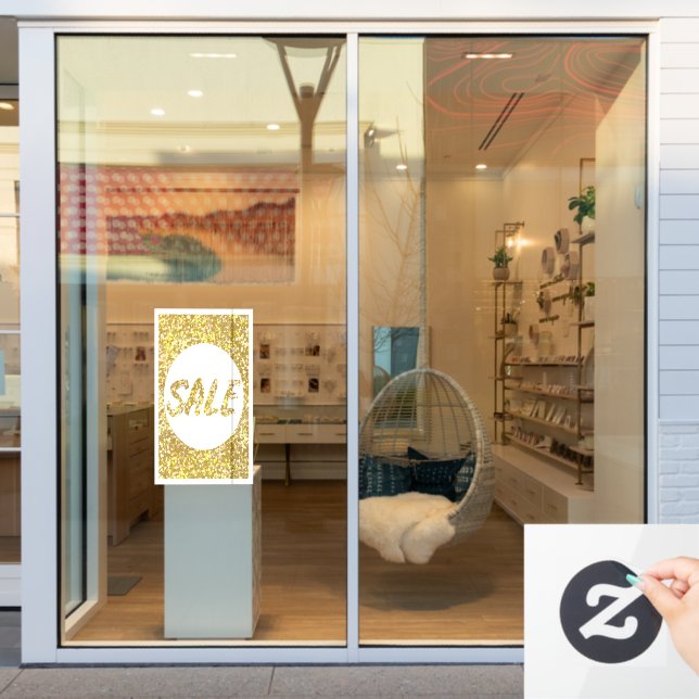 Clôture de la fenêtre du panneau Parties scintilla (Vitrine du magasin)