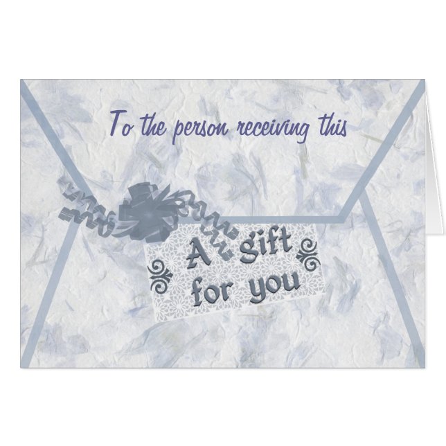 Clôture monétaire de cadeau (Devant horizontal)