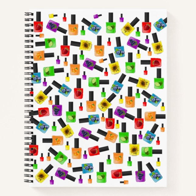 Clou Carnet spirale Couleurs de fruits polonais (Devant)