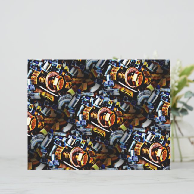 Clou et boulons Pop Art Scrapbook (Debout devant)