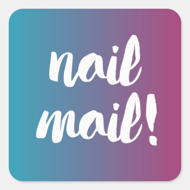 Clou Mail ! autocollant (Devant)