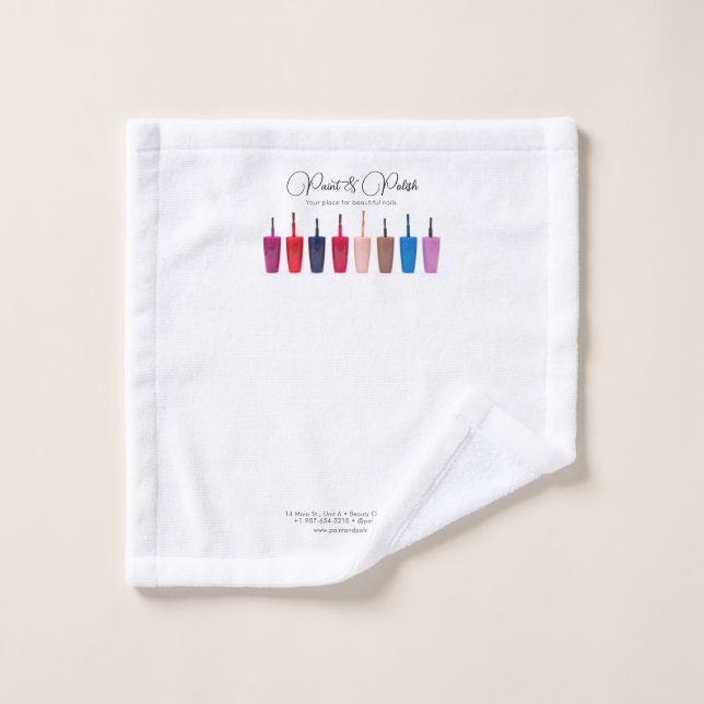 Clou Polonais Couleur Ensemble Salon à ongles (Gant de toilette)